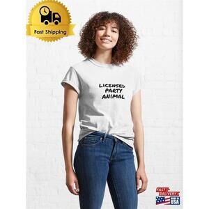 Party Animal Funny Celebration Humor Graphic Unisex T-Shirt